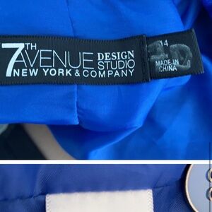 New blue blazer 7th Avenue size 14